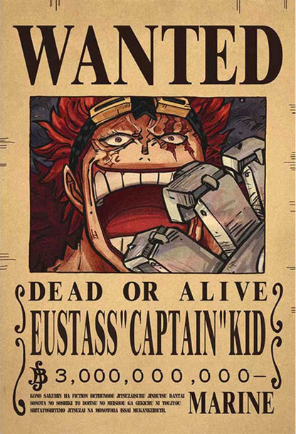 Captain Kid Wanted Poster