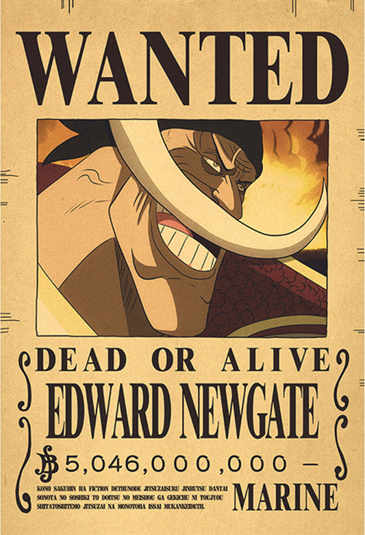 Whitebeard Wanted Poster