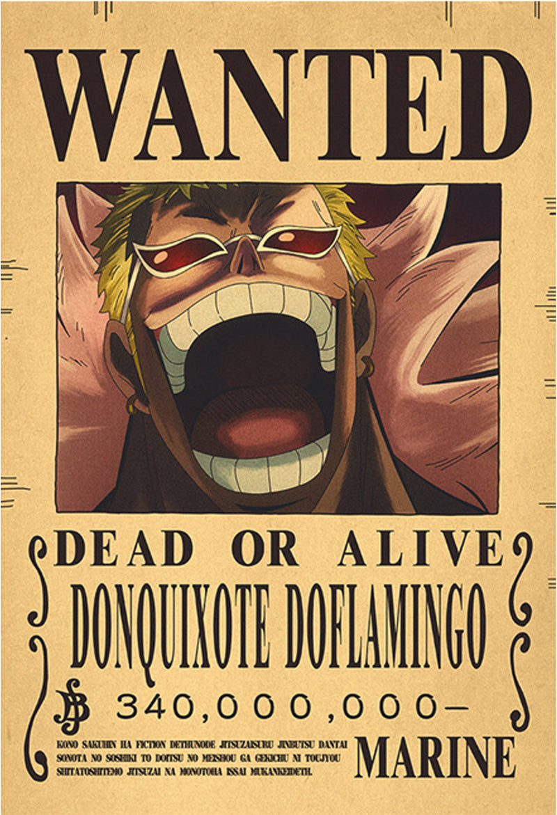 Doflamingo Wanted Poster