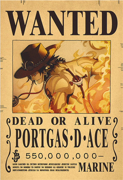 Portgas D. Ace Wanted Poster