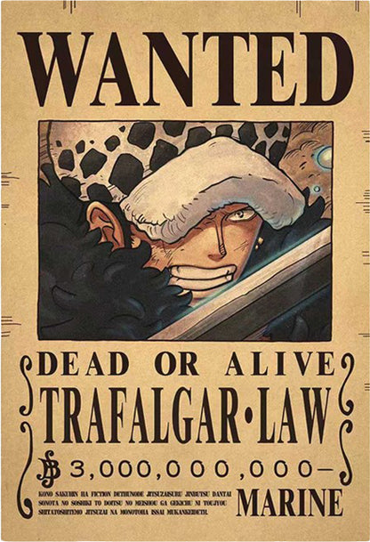 Trafalgar Law Wanted Poster